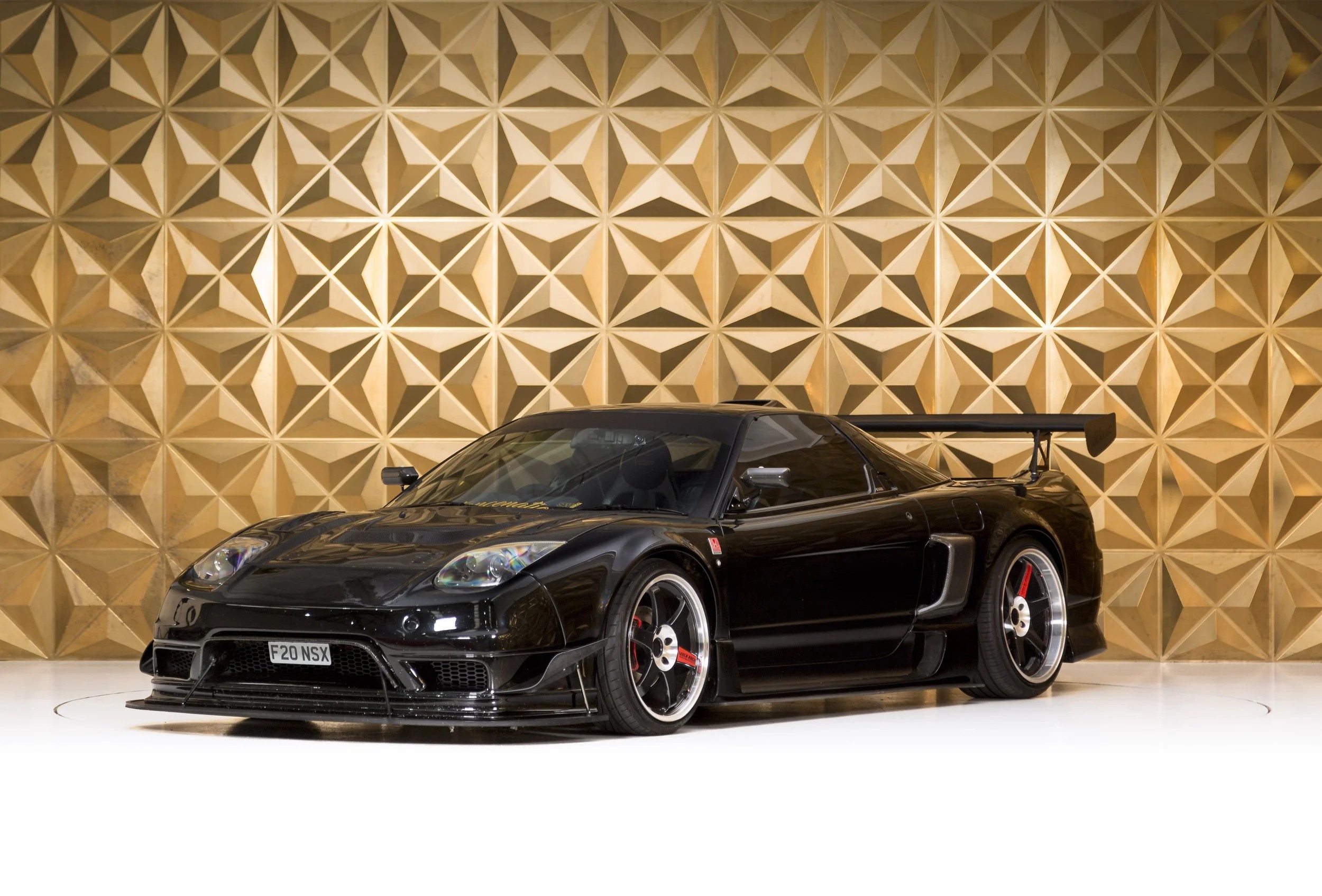Restored 1991 Honda NSX, front three-quarter